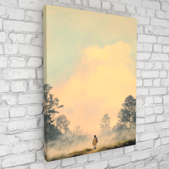 He Stands Among the Cloud-Lit Hills