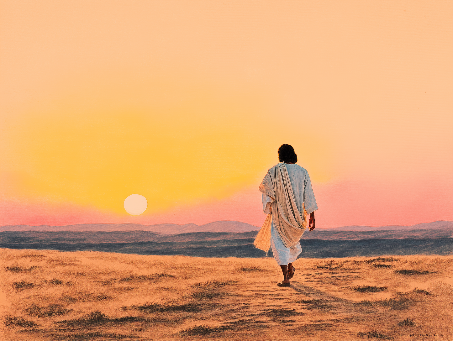 Sunlit Path of the Savior